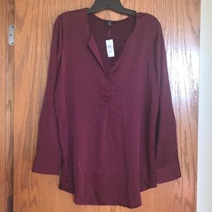 NWT Ann Taylor Factory Long Sleeve Blouse
